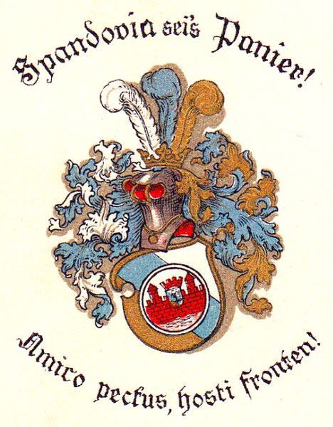 Datei:Landsmannschaft Spandovia Berlin-Wappen um 1910.jpg