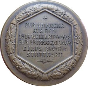 Corps Bavaria Stuttgart-Medaille 1918 Rückseite.jpg
