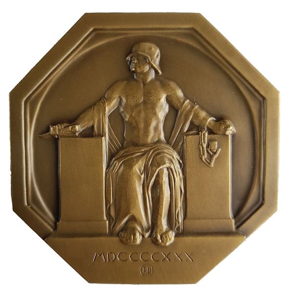 Datei:Gefallenendenkmal Universität Erlangen-Bronzemedaille.jpg